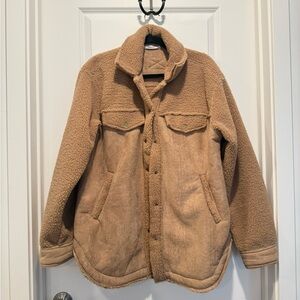 12th Tribe Tan Teddy Jacket